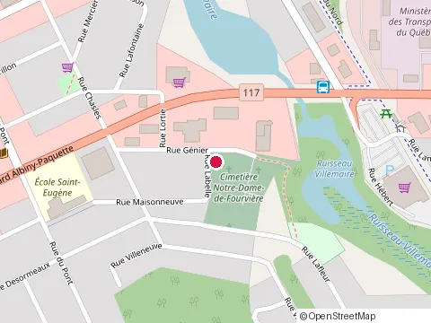 Location of Maison Sanitaire des Laurentides at 595 Genier, Mont-Laurier