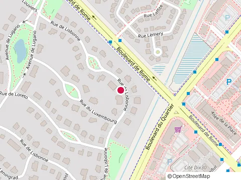 Location of Maisons Gem at 7530 Rue Laffite, Brossard