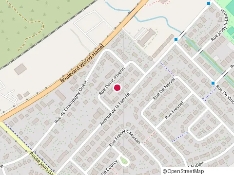 Location of Maïtée Beaulieu - Massothérapie Quartier de l'Aéroport at 1124 Rue Denis-Riverin, Québec