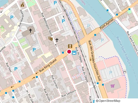 Location of Maître Glacier at 1115 Rue King Ouest / King Street East, Sherbrooke