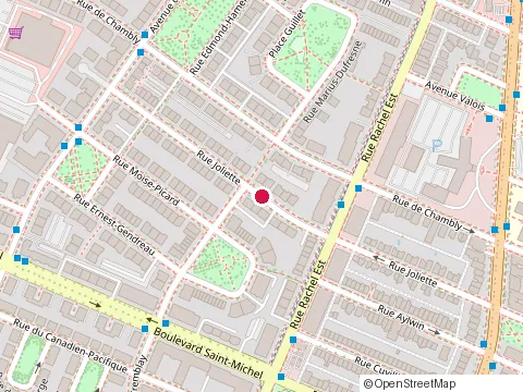 Location of Maître Peintre Professionnel at 7-4060 Rue Joliette, Montréal