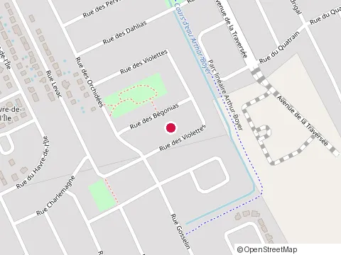 Location of Maitre Renovateur at 821 des Orchidees, Salaberry-de-Valleyfield