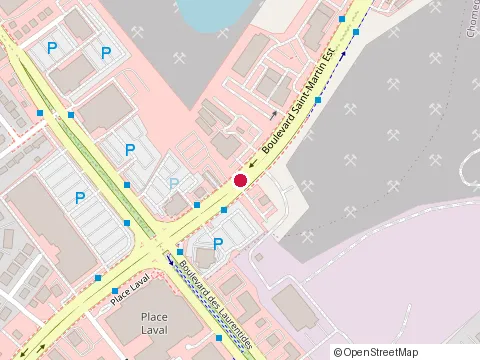Location of Makoto Sushi at 525 Boulevard Saint-Martin O, Laval