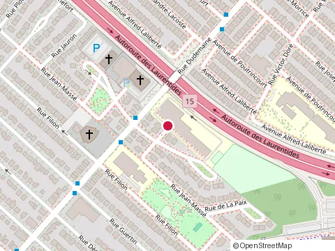 Location of Malcolm Campbell High School at 3400 Nadon Street, Montréal