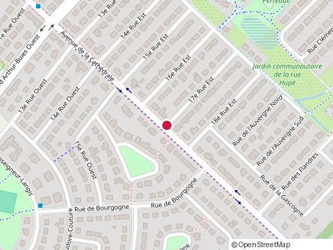 Location of Malouin Gervais at 488 avenue de la Cathédrale, Rimouski