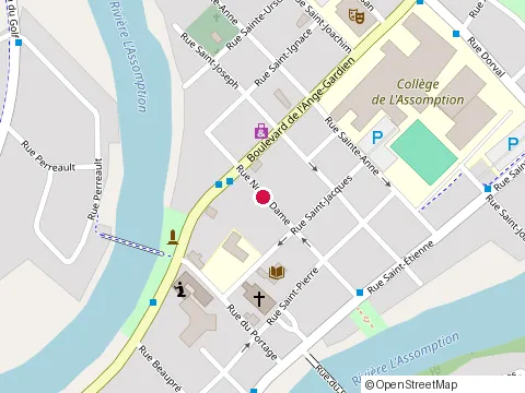Location of Maly Construction at 178 Rue Notre Dame, L'Assomption