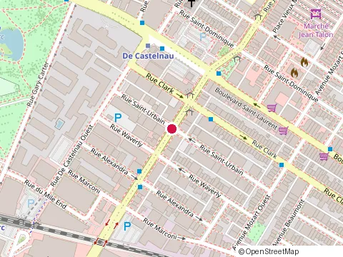 Location of Mam Grillades at 133 Rue Jean-Talon O, Montréal