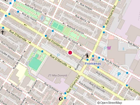 Location of Mambo Restaurant at 2031 Rue Frontenac, Montréal