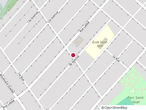 Location of Mannie Casse-Croûte Enr at 253 4E Rue, Thetford Mines