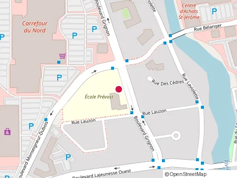 Location of Manoir Philippe Alexandre at 112-889 boulevard Grignon, Saint-Jérôme