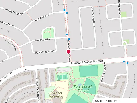 Location of Manon Bujold-Massothérapie at 1431 Rue des Melèzes, Saint-Hubert