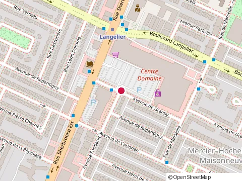 Location of Manu Rénove at 3180 avenue de Granby, Montréal