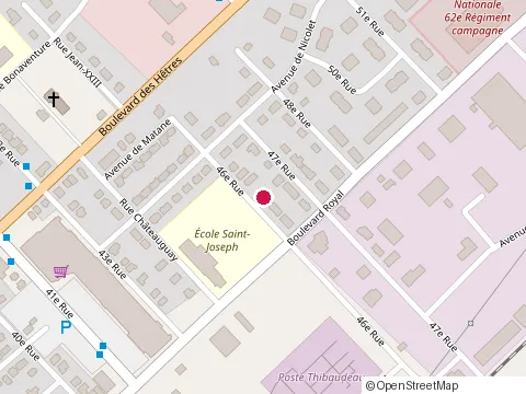 Location of Manutention Bervil Enr at 4613 16E Ave, Shawinigan