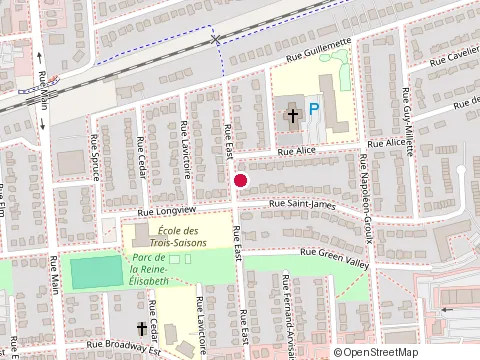 Location of Maonnerie M And l Cyr at 272 Rue East, Gatineau