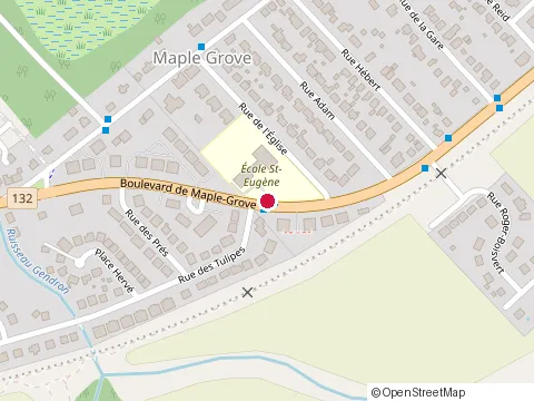Location of Maple Grove Marine at 290 boulevard de Maple Grove, Beauharnois