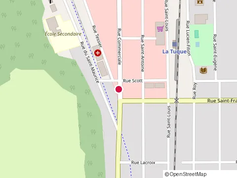 Location of Marc Andre Potvin at 315 Rue Saint-François, La Tuque