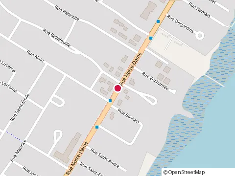 Location of Marc Seymour at 694 Notre-Dame Rue, Repentigny