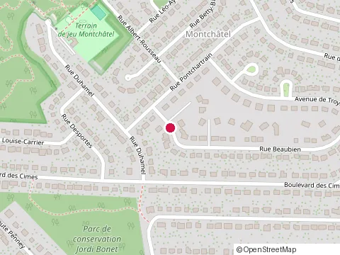 Location of Marc Vachon C G A at 4400 Rue Beaubien, Québec