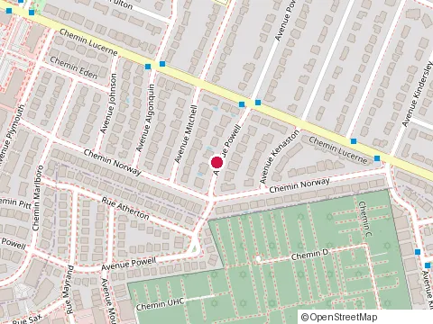 Location of Marc-Antoine Audet Géologue Consultant Inc at 787 avenue Powell, Mont-Royal