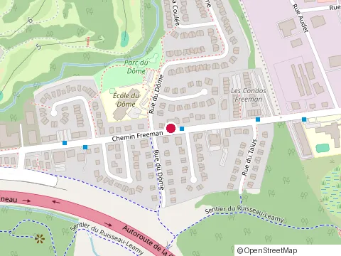 Location of Marc-Antoine Bleau-Touchette Courtier Inc at 178 chemin Freeman, Gatineau