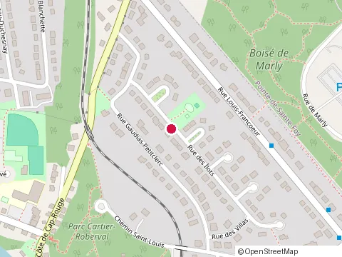 Location of Marcel Amusements Inc at 1300 Rue de la Monere, Québec