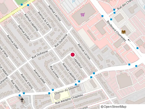 Location of Marcel Armand at 1524 Rue Lepailleur, Laval