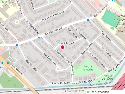 Location of Marcel Dubois Rénovation at 129 Rue Saint-Pierre, Sainte-Thérèse
