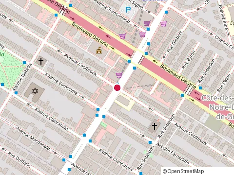 Location of Marcela Valdivia Avocate at 4982 avenue Coolbrook, Montréal