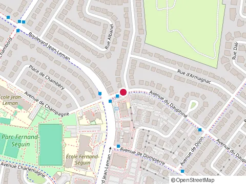 Location of Marchand Entrepreneur Général at 63 avenue du Dauphiné, Candiac