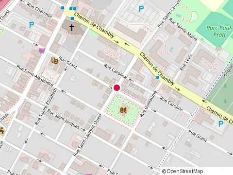 Location of Marche Lavigne Inc at 79 Rue Saint-Laurent O, Longueuil