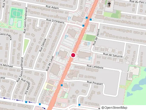 Location of Marché Long Mango at 177 Boulevard Saint Jean Baptiste, Châteauguay