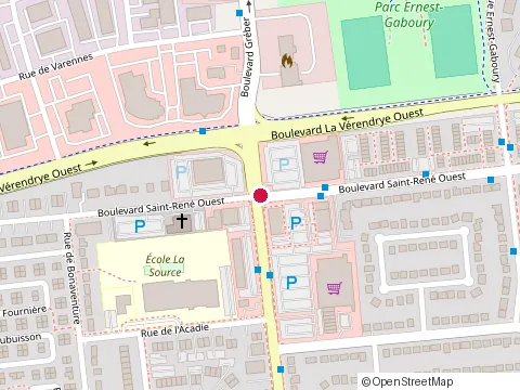 Location of Marché Luxe en Bouche at 470 Boulevard Gréber, Gatineau