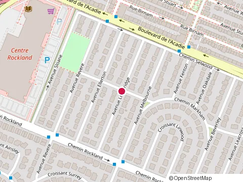 Location of Marciano & Bergel Developpement Inc at 385 avenue Lethbridge, Mont-Royal