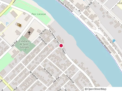 Location of Marco Bergeron Traiteur at 135 22E Rue Ouest, Saint-Georges