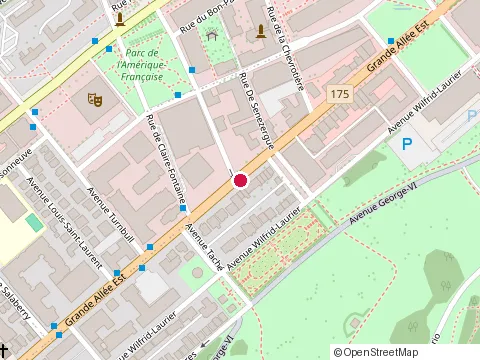 Location of Marcus Paseur Constructions Inc. at 4363 Grande Allée E, Québec