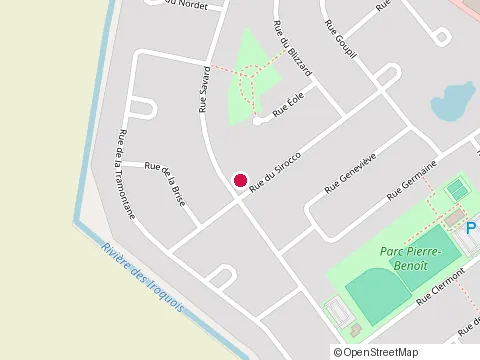Location of Marie A. Giroux at 99 Sirocco Croissant, Saint-Jean-sur-Richelieu
