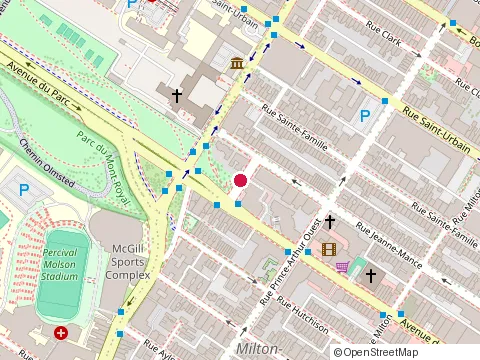 Location of Marie Morin Canada at 1040 Rue Léo Pariseau, Saint-Bruno-de-Montarville