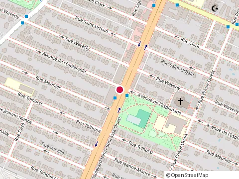 Location of Marie-Andre Vinet Md at 205 Henri Bourassa Blvd W, Montréal