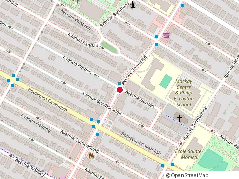 Location of Marie-France Graude at 405-6355 avenue Somerled, Montréal