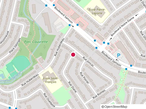 Location of Marie-Hélène Papillon-Ferland Orthophoniste at 618 Rue Diane, Laval