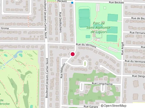 Location of Marielle Groleau Image d'Interieur at 761 Rue Malouin, Sherbrooke