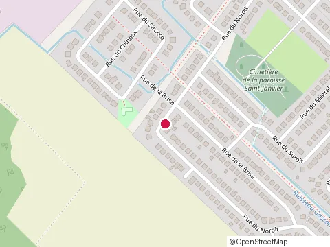 Location of Marieve at 13745 Rue du Noroit, Mirabel