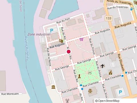 Location of Marine Cabaret at 40 Rue du Roi, Sorel-Tracy
