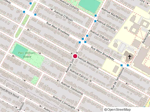 Location of Mario et Fils at 4500 Avenue Westmore, Montréal