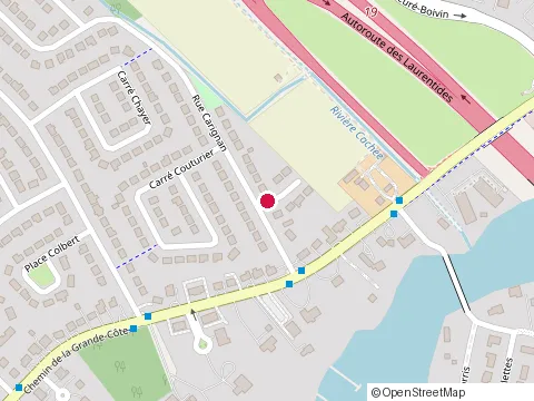 Location of Mario Labelle Peintre Décorateur Inc at 208 avenue Chauvenet, Boisbriand