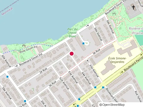 Location of Mario Landry Inc at 12625 64E Av, Montréal