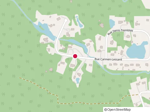 Location of Mario Langevin Paysagiste at 2083 Rue Carmen-Lessard, Sherbrooke