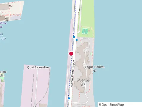 Location of Maritime Employers Association at 2100 avenue Pierre-Dupuy, Montréal