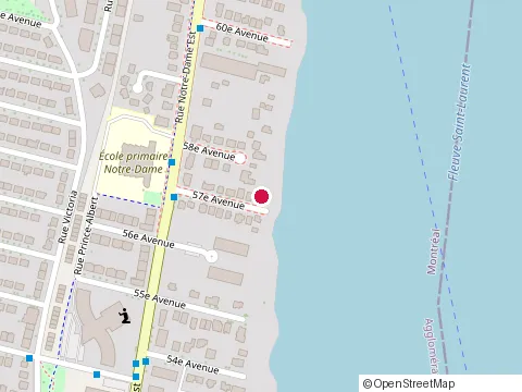 Location of Marival Construction at 57E Avenue Rivière-des-Prairies 61, Pointe-aux-Trembles