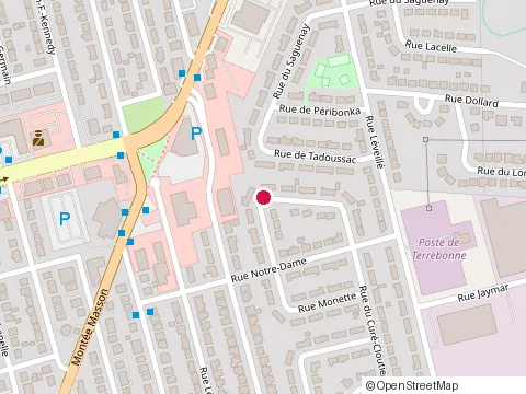 Location of Marquage Gv at 248 Rue Florence-Barreiro, Terrebonne